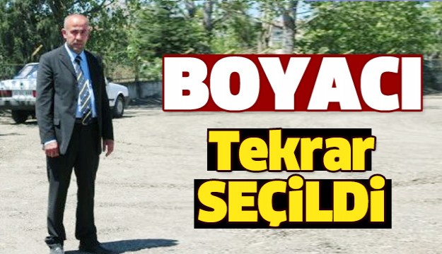 Mehmet Boyacı Tekrar Seçildi