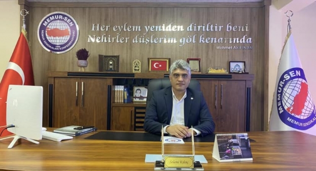MEMUR SEN ISPARTA İL TEMSİLCİSİ SELAMI KILINÇ BASIN AÇIKLAMASI