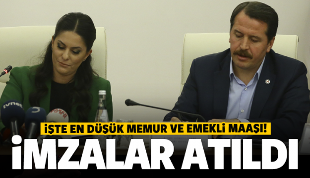 Memur zammında imzalar atıldı