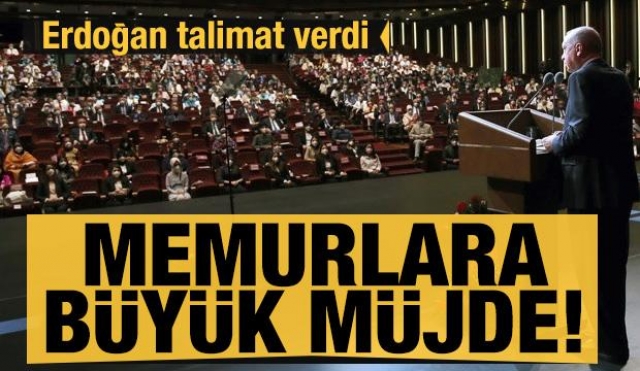 Memurlar için  büyük müjde! 