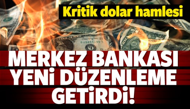 Merkez Bankası'ndan flaş hamle