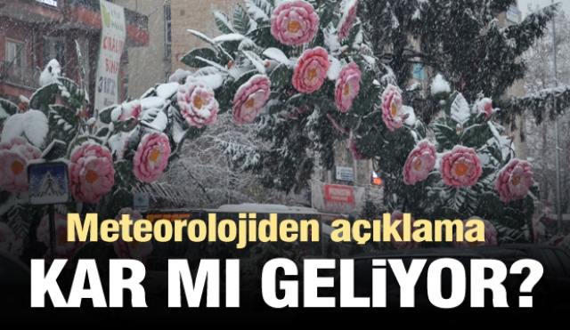 Meteorolojiden önemli uyarı! Isparta'ya Kar mı Yağacak?