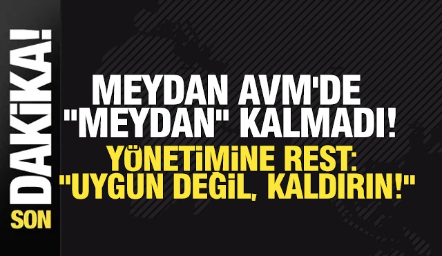 MEYDAN AVM'DE "MEYDAN" KALMADI! İSMİ VAR, CİSMİ YOK...