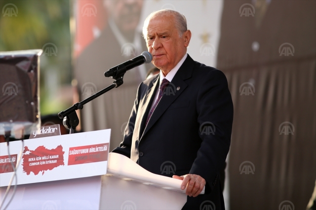 MHP Genel Başkanı Devlet Bahçeli Adana'da