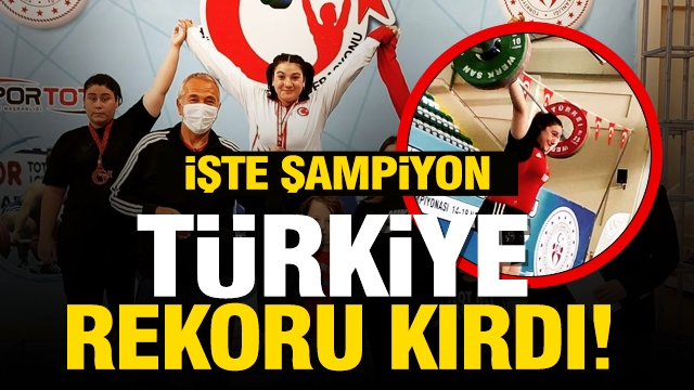  MİLLİ GURURUMUZ
TÜRKİYE REKORU KIRDI