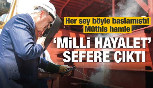 'Milli Hayalet' ilk seferine çıktı