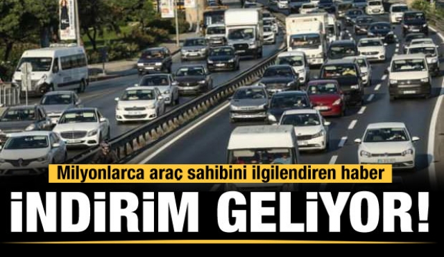 Milyonlarca Araç Sahibini ilgilendiren haber indirim geliyor!