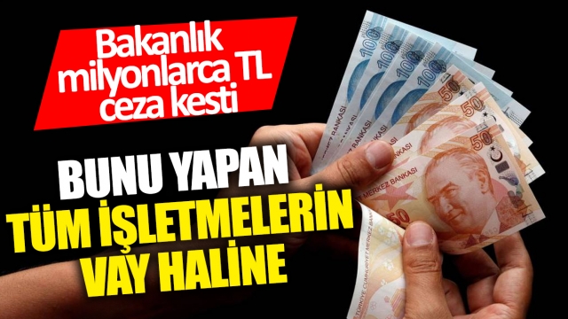 Milyonlarca TL Ceza Kesildi