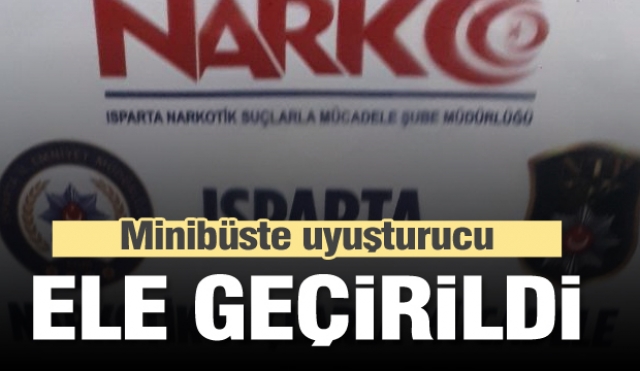 Minibüste uyuşturucu ele geçirildi 