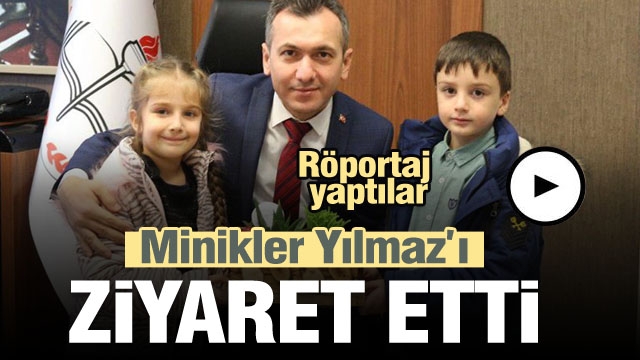 Minik öğrenciler Isparta Milli Eğitim Müdürü ile  röportaj yaptı