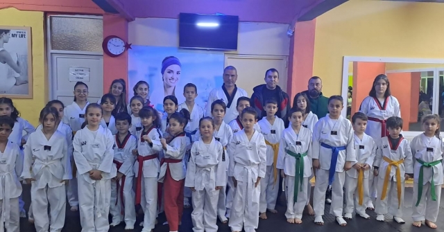 Minik Taekwondocular Terfi Sınavında Başarı Gösterdi