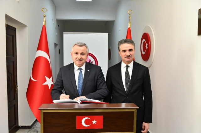 ​Moldova Cumhuriyeti’nin Ankara Büyükelçisi Dmitri Croıtor Isparta'ya geldi