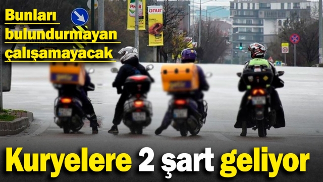 Motokuryeler için Yeni Düzenleme: İki Şart Zorunlu Hale Geliyor