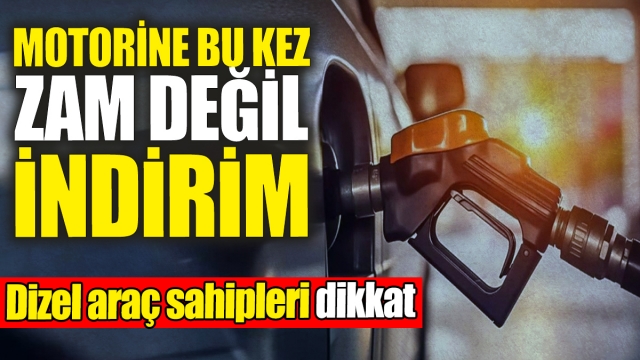 Motorine Bu Sefer Zam Değil İndirim Geldi!