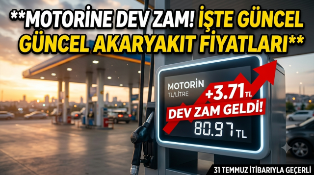 Motorine Dev Zam: Litre Fiyatı 80 TL Sınırını Aştı!