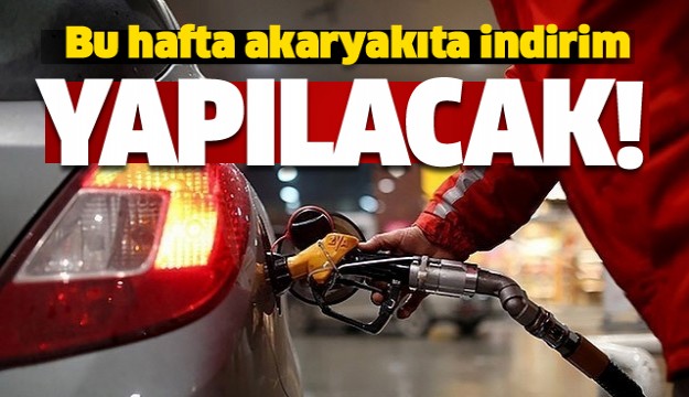 Müjde Bu hafta akaryakıta indirim geliyor!