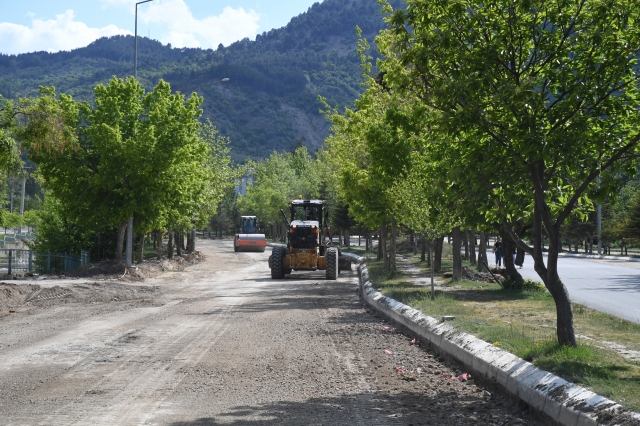 Müze-Gökçay Mesireliği arası yol çalışması devam ediyor