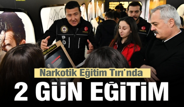 Narkotik Eğitim Tırı Isparta’da 2 gün Eğitim Verdi