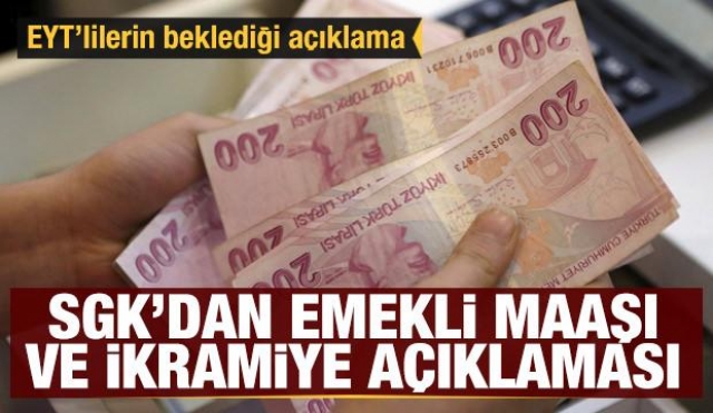 Nisan Ayında Emekli Olanların Bayram İkramiyeleri 9 Mayıs'ta Ödenecek