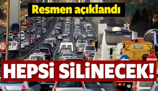 O ARAÇLAR İÇİN KARAR RESMİ GAZETE'DE YAYIMLANDI