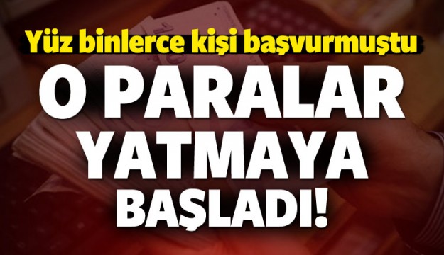 O paralar yatmaya başladı!