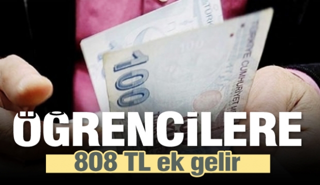 Öğrencilere yaz döneminde ek gelir! Aylık 808 TL
