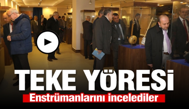 Öğretmenler Isparta'da teke yöresi enstrümanlarını inceledi...