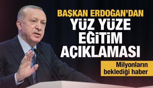 Okullar açılıyor yüz yüze eğitim başlıyor işte o tarihler..