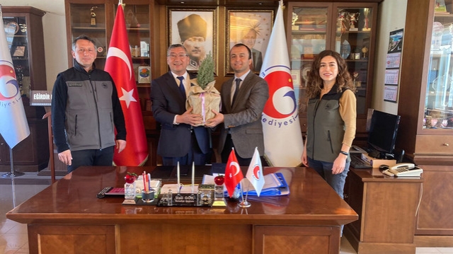 ORMAN İŞLETME MÜDÜRÜ FEVZİ CEYLANİ'DEN BAŞKAN VELİ GÖK'E TEŞEKKÜR ZİYARETİ