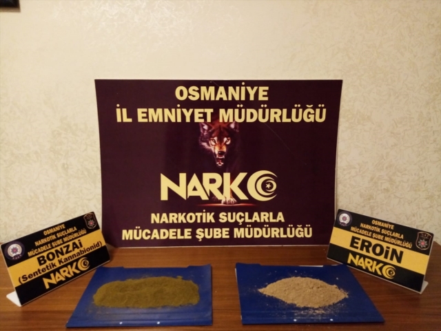 Osmaniye'de uyuşturucu ticareti iddiasıyla 2 şüpheli tutuklandı