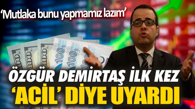 Özgür Demirtaş Yerel Seçim Sonrası Ekonomi İçin Acil Uyarılarda Bulundu