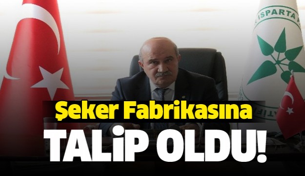 ​Pancar Kooperatifi Şeker Fabrikasına talip oldu