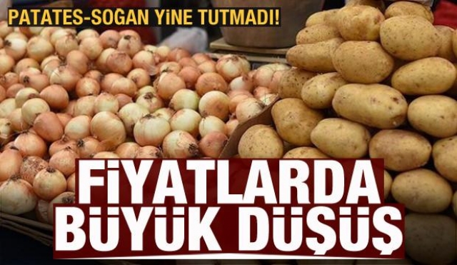 Patates ve Soğan Fiyatlarında Büyük Düşüş: Tarlada Ürün Kalmaya Başladı!