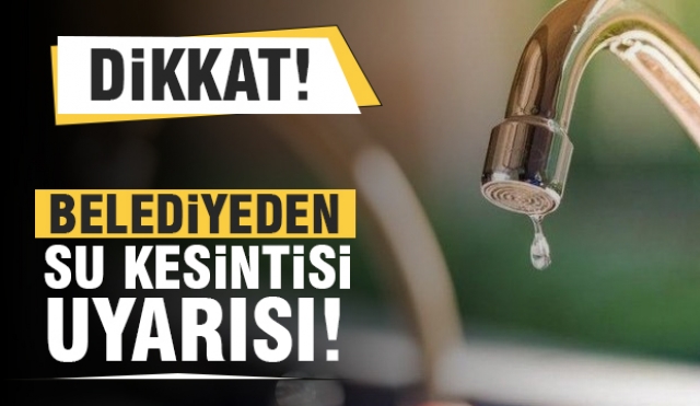 Planlı Su Kesintisi Duyurusu: Isparta Belediyesi'nden Önemli Bilgilendirme