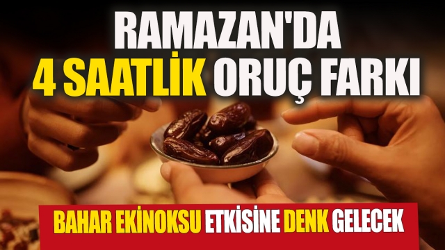 Ramazan Ayı ve Bahar Ekinoksu Aynı Anda: Oruç Sürelerindeki 4 Saatlik Fark