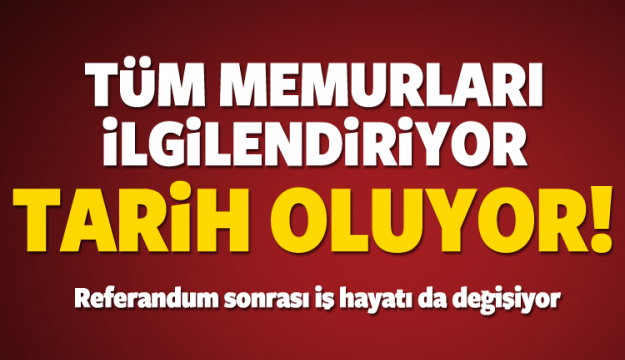 Referandum sonrası iş hayatı da değişiyor