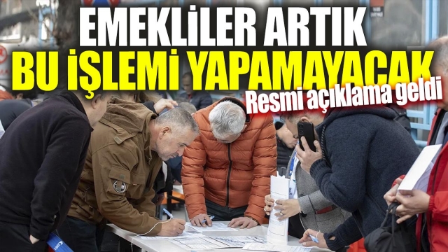 Resmi açıklama geldi