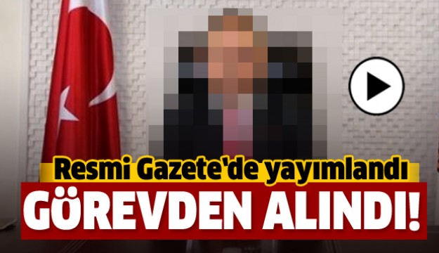 RESMİ GAZETE'DE YAYIMLANDI ISPARTA'DA O MÜDÜR GÖREVDEN ALINDI