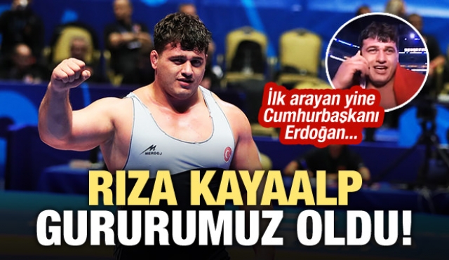  Rıza Kayaalp'ten tarihi başarı!