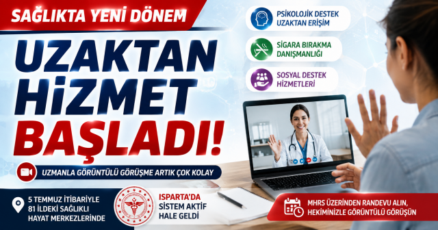 Sağlıkta Yeni D&ouml;nem: Uzaktan Hizmet Başladı