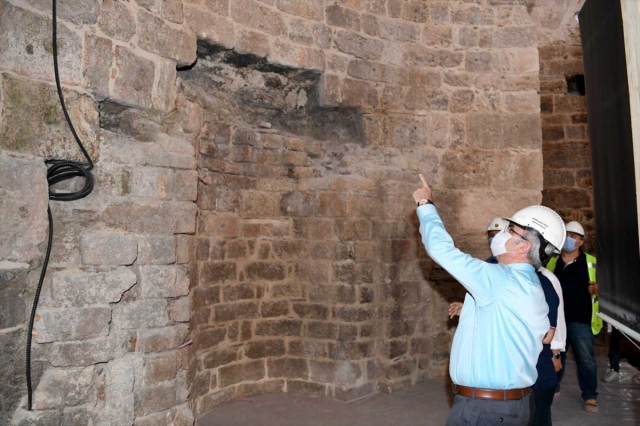 Şahzade Korkut Camisi'nde restorasyon çalışmaları sürüyor