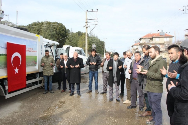 Sarıidris Kasabasına Yeni Çöp Toplama Aracı Alındı