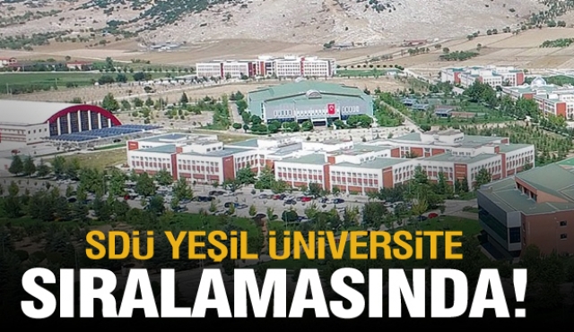 SDÜ Dünya Yeşil Üniversiteler Sıralamasına Girdi