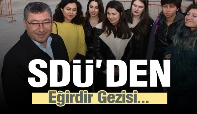 SDÜ ÖĞRENCİLERİ EĞİRDİR'İ GEZDİ

