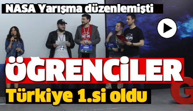 SDÜ ÖĞRENCİLERİ NASA YARIŞMASINDA TÜRKİYE BİRİNCİSİ OLDU