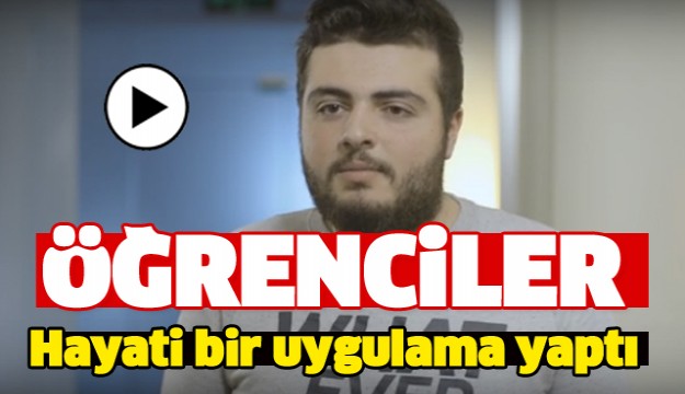 SDÜ Öğrencilerinden Örnek Uygulama
