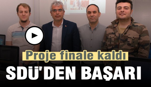 SDÜ öğrencilerinin ‘Kan Lazım’ projesi uluslararası yarışmada finale kaldı