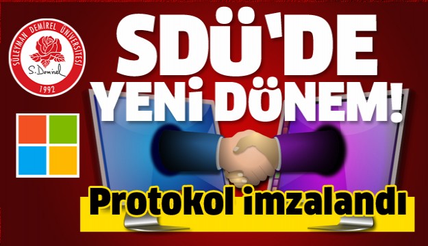 SDÜ'DE YENİ DÖNEM! PROTOKOL İMZALANDI