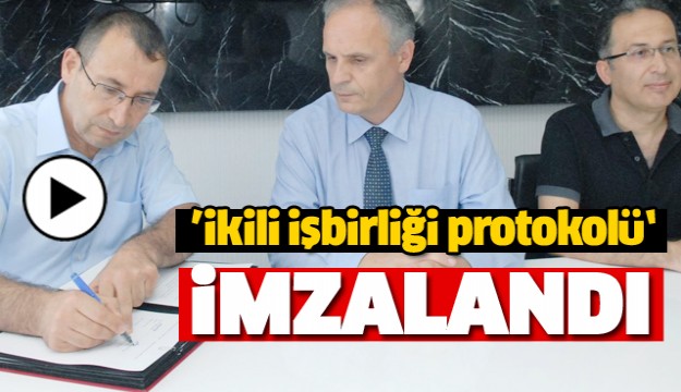 SDÜ'DEN İKİLİ İŞBİRLİĞİ PROTOKOLÜ