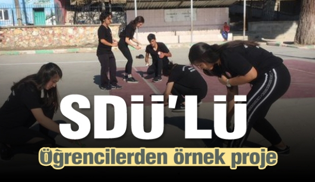 SDÜ'lü öğrencilerden örnek proje